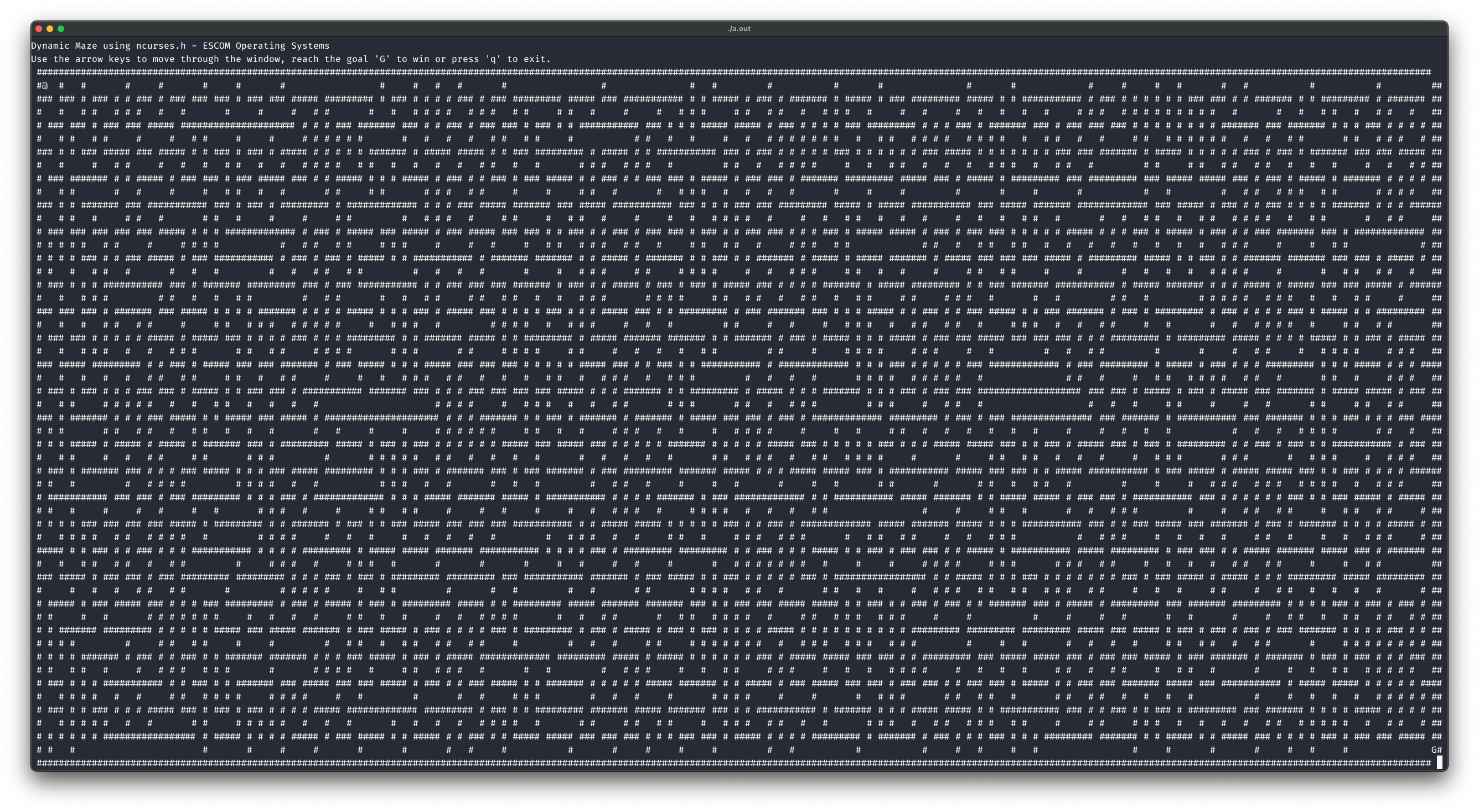 Maze generator: 2